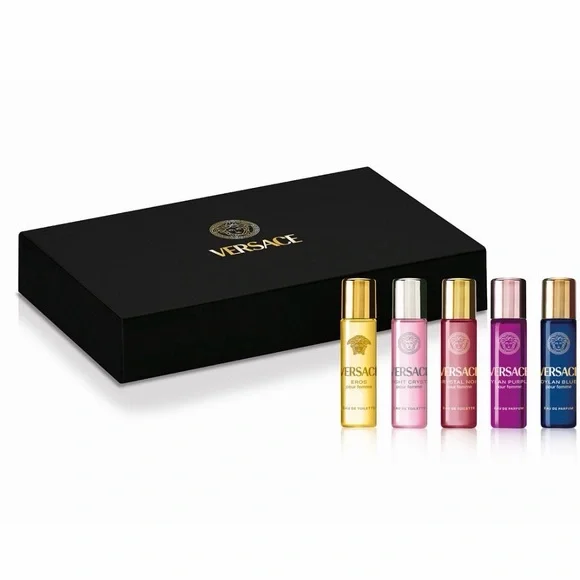 Versace travel Set with Gold Accents of 5 - Picture 1 of 4